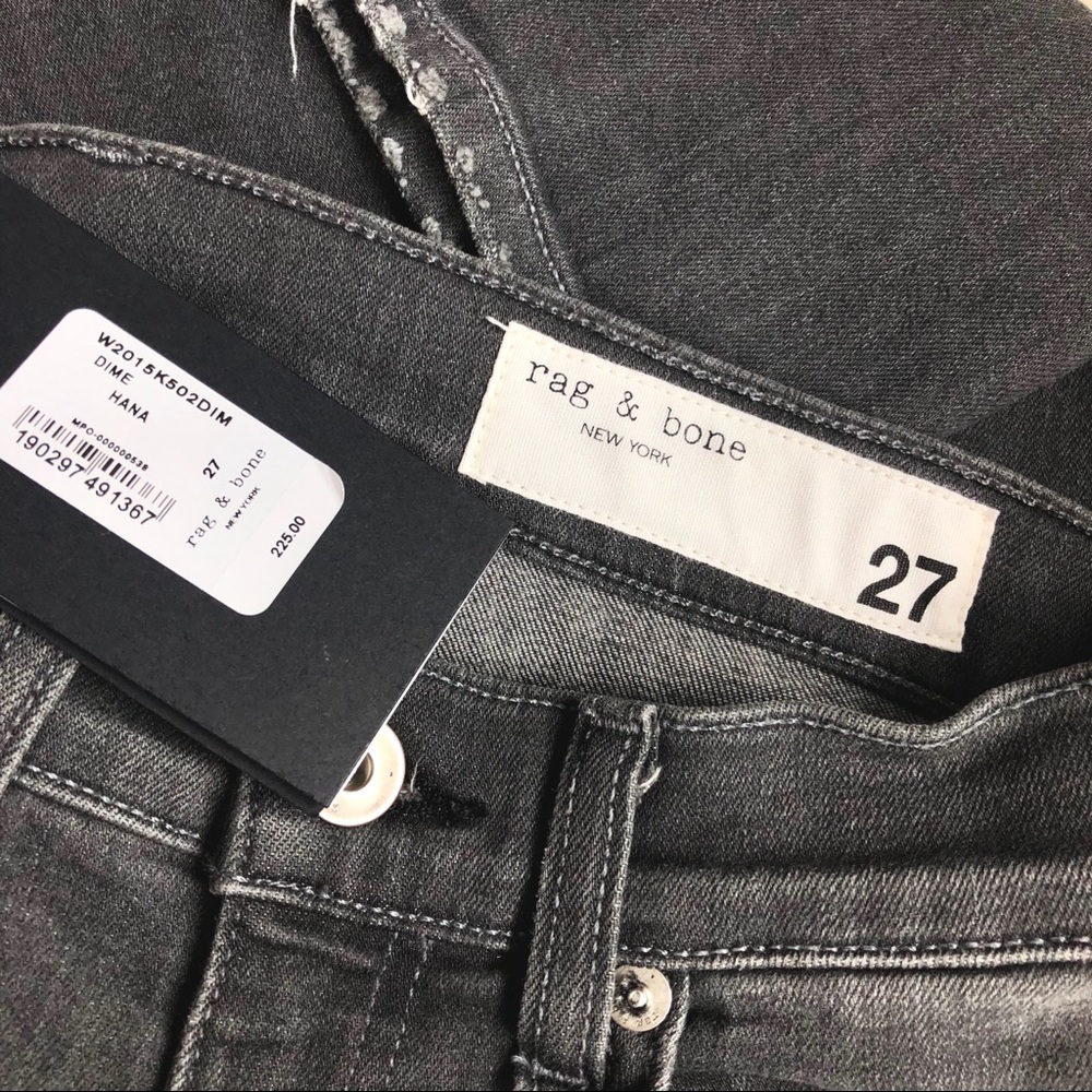 Rag & Bone “Hana” Cropped Bootcut Jeans